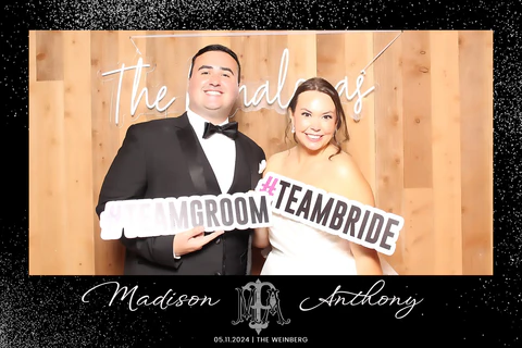 Madison & Anthony’s Wedding At The Weinberg: Capturing Memories With Our Glam Booth In College Station